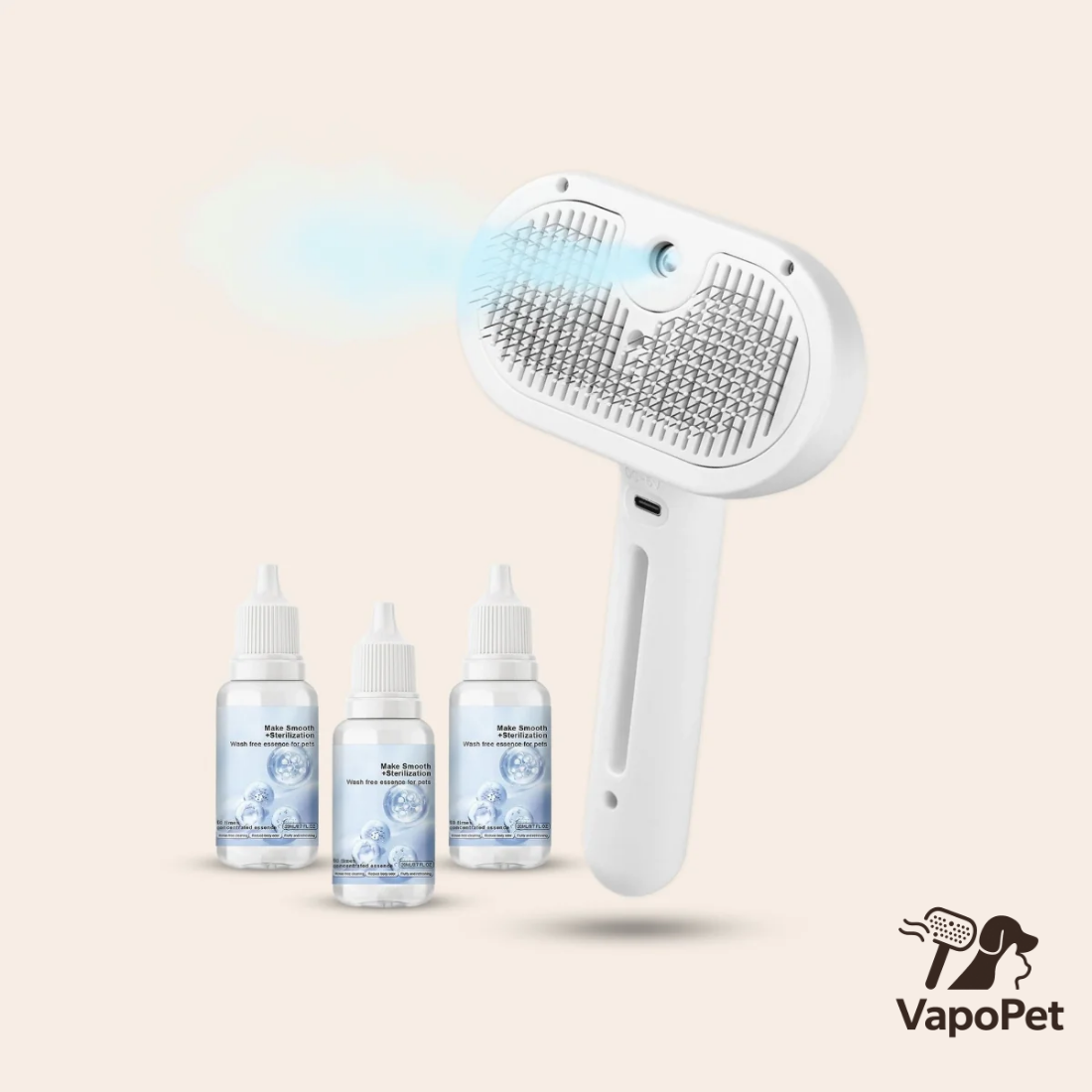 VapoPet™ - Cepillo Profesional para el cuidado de tus Mascotas