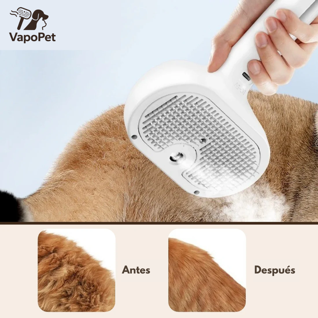 VapoPet™ - Cepillo Profesional para el cuidado de tus Mascotas